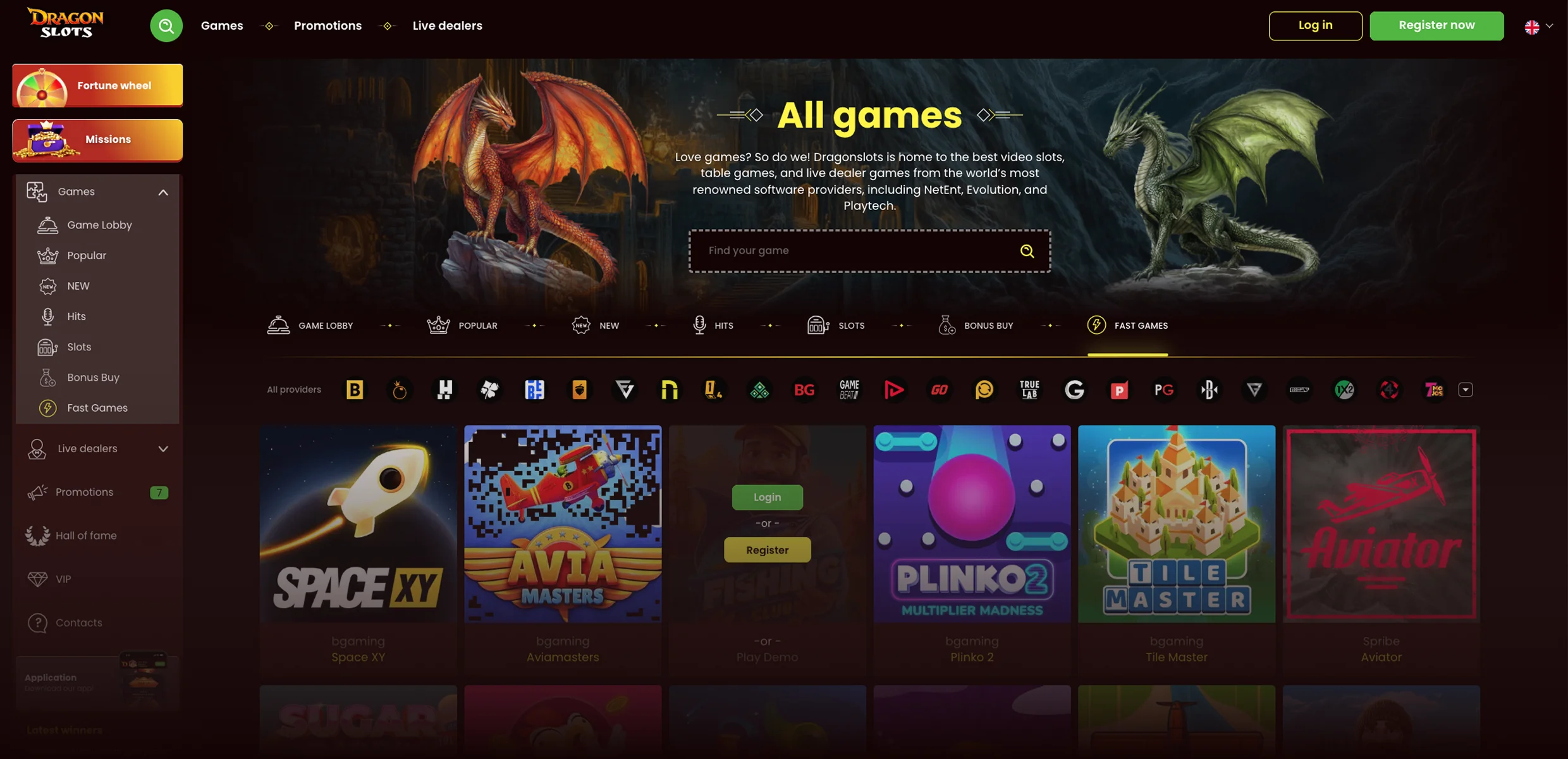 Dragon Slots Игри на Живо